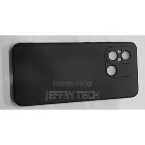 XIAOMI Redmi 12c Silicon Protective Back Case-Black