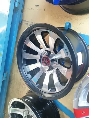 Black Silver Trek Offset Rims 14 Inch for Demio, Vitz, Note