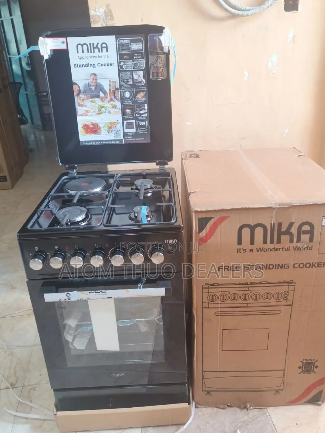Mika 50*60 3+1 Standing Cooker With Electric Oven
