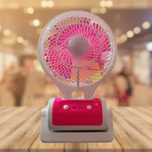Fan Rechargeable Fan Table Fan With Light LED Cool Air Fan