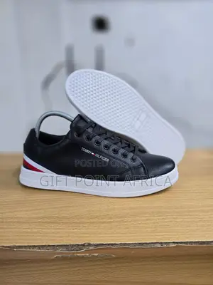 Black Tommy Hilfiger Smart Casual Sneakers