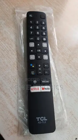 TCL Smart TV Remote With Netflix Youtube Shortcut Button