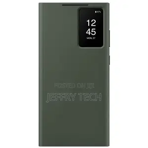 Samsung Galaxy S23 Ultra 5g Sensor Leather Smart Clear View