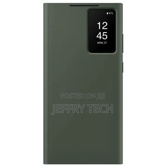 Samsung Galaxy S23 Ultra 5g Sensor Leather Smart Clear View
