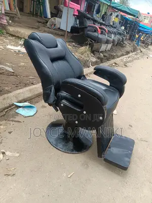 Barber Chair, Black Plain 