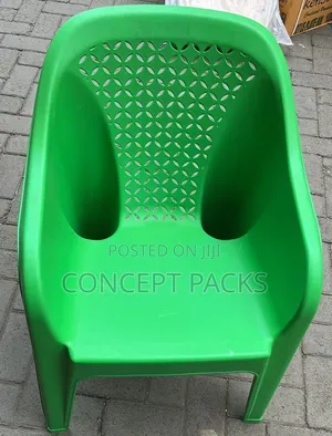 Green Plastic Strong Easy Chair