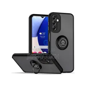 Galaxy A14 5G Case With Ring Holder Kickstand Matte Back Sof
