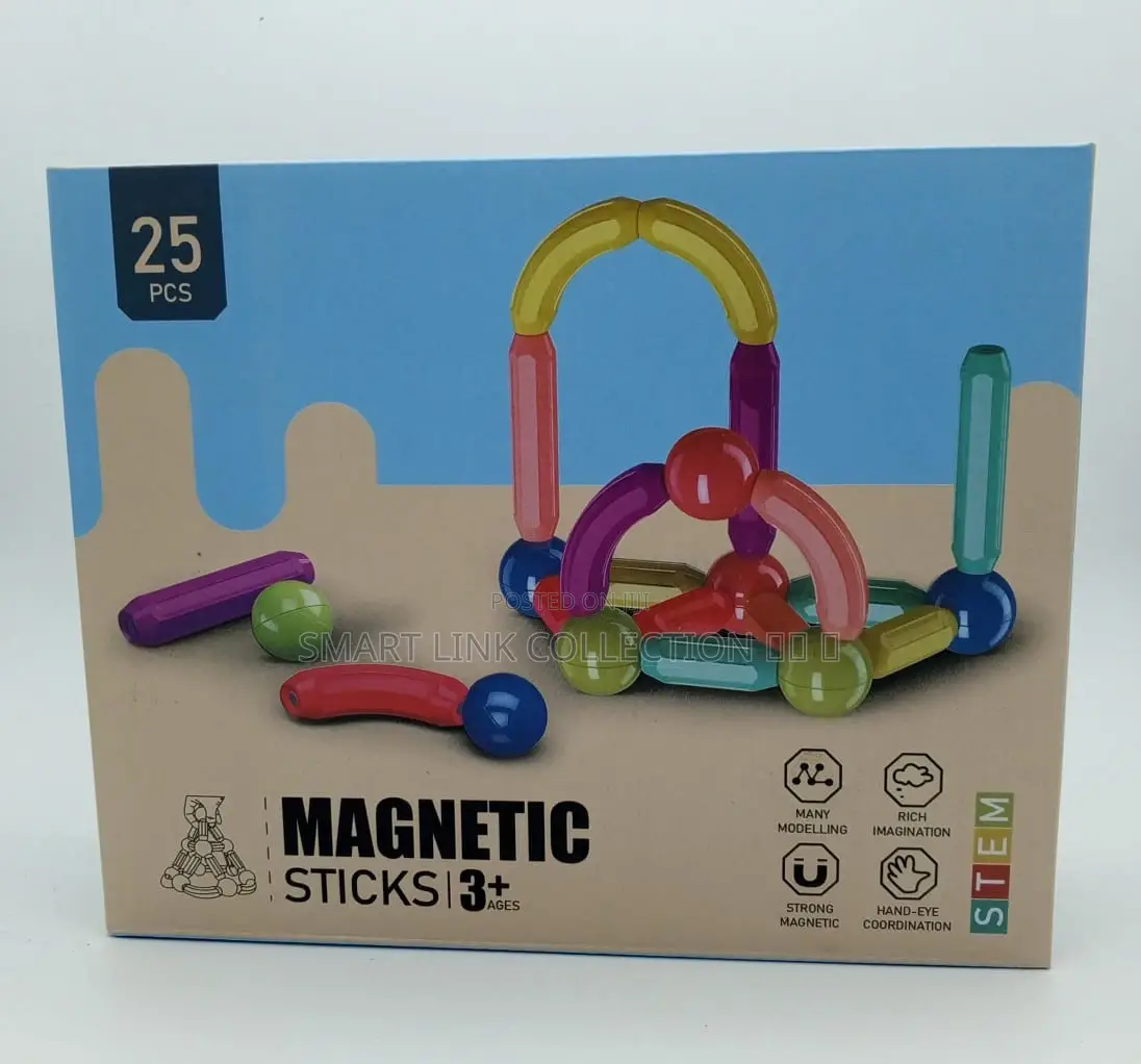  Magnetic Sticks
 25pcs