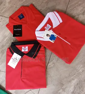 Red White, Red Black Polos
