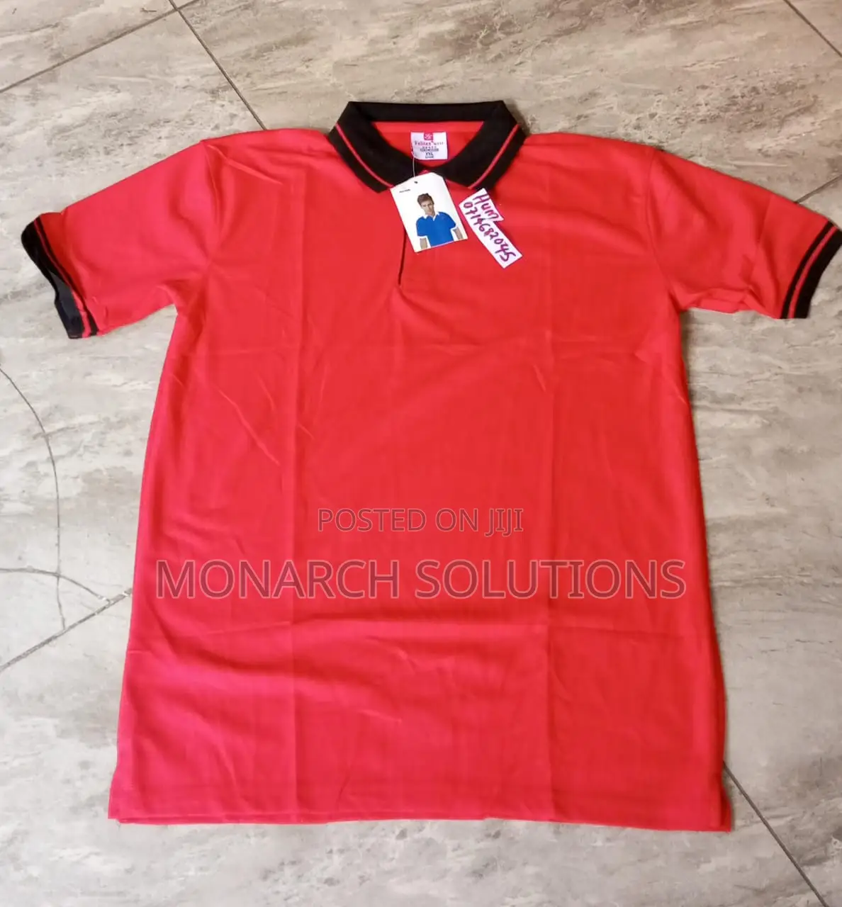 Red White, Red Black Polos