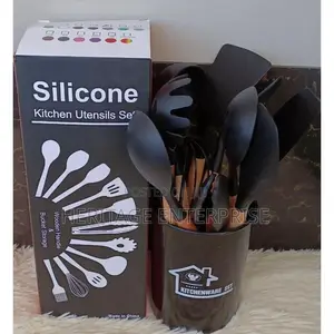 Silicone Spoon Kitchen 12pcs Spoon Set ,