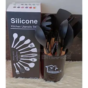 Silicone Spoon,Kitchen 12pcs Spoons
