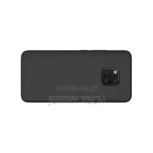 Huawei Mate 20 Pro Silicone Back Case -Black