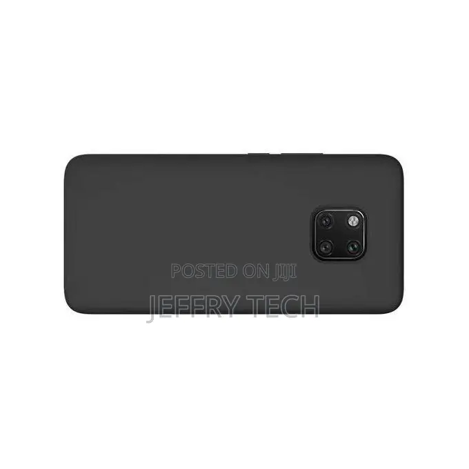 Huawei Mate 20 Pro Silicone Back Case -Black