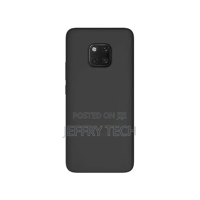 Huawei Mate 20 Pro Silicone Back Case -Black