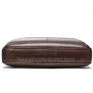 Leather Shoulder Coffee Brown Bag
