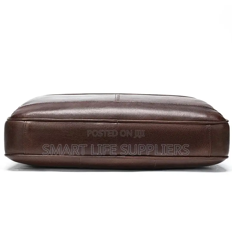 Leather Shoulder Coffee Brown Bag