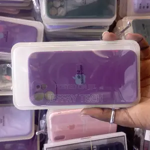 Purple Original Silicone Case for Apple iPhone 12 Pro