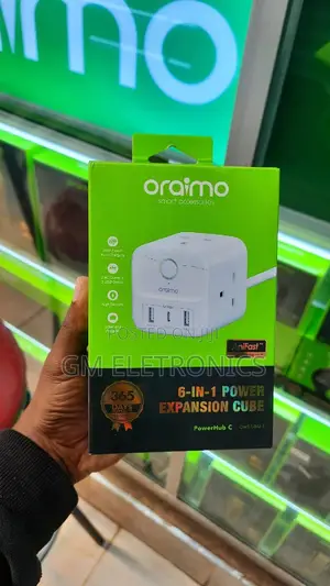 Oraimo Powerhub 2 1.5M 6-in-1 Power Cube.