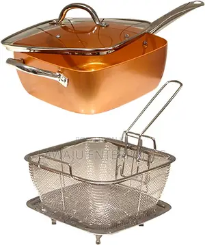 Long Handle Copper Pan