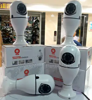 Indoor V380 Pro Rotating Wifi Bulb PTZ Camera With Motion