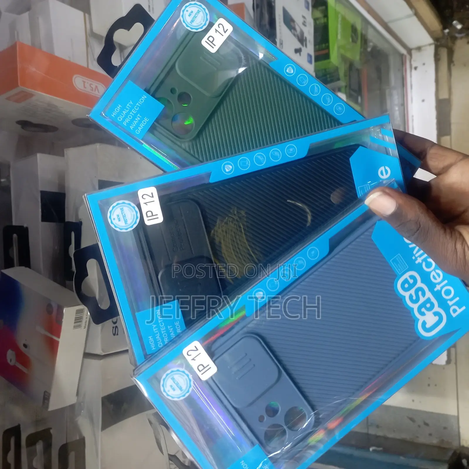 Nillkin Compatible With iPhone 12 Pro Case,Green Blue