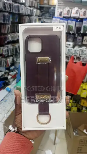iPhone 12/12 Pro With Back Magnetic Grip, Strap, Stand, Blac