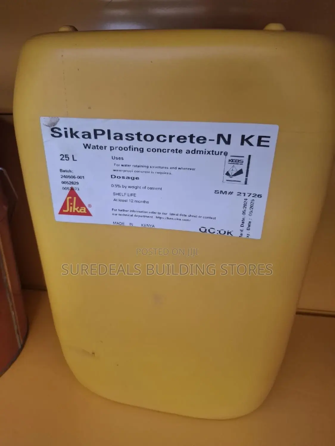 25ltrs- SIKA PLASTOCRETE N-waterproofing Admixture