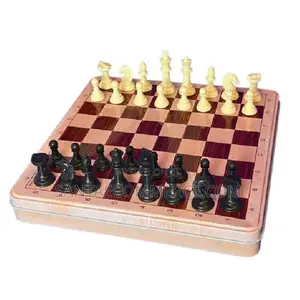Metallic Magnetic Chess Board Game