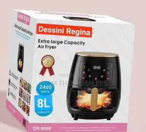 Glass Oven Dessini Air Fryer 8 Litres.