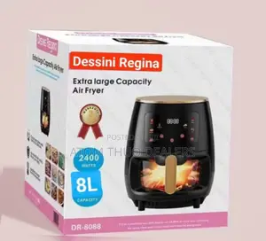 Glass Oven Dessini Air Fryer 8 Litres,