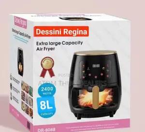 Glass Oven Dessini Air Fryer 8 L