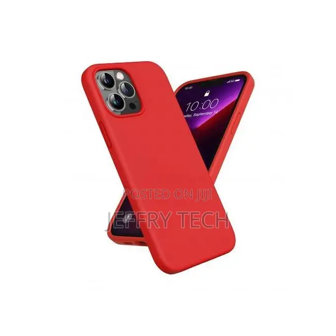 Silicone Case for iPhone 14 Pro Red