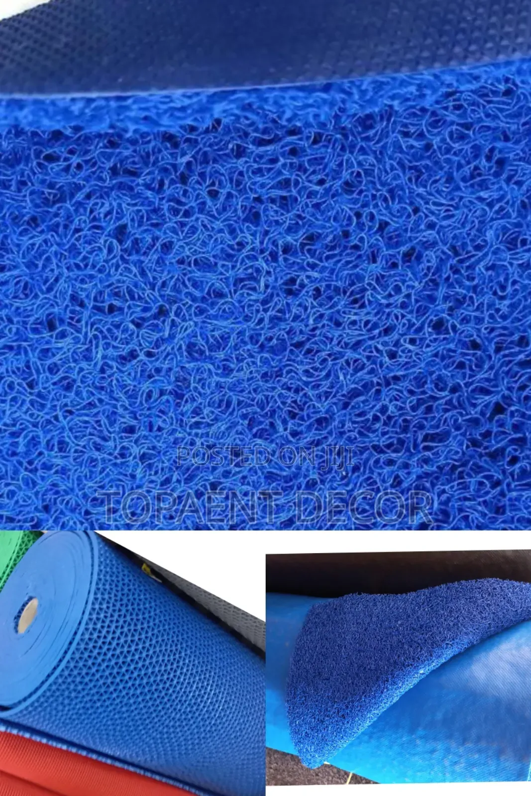 Blue Spaghetti and Perforated PVC ANTISLIP MATS