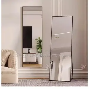 *A37 Black Framed Mirror on the Wall*