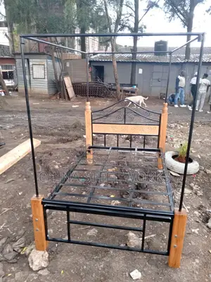 4 by 6 Metalic Frame and Hardwood Frame With Net Stands
