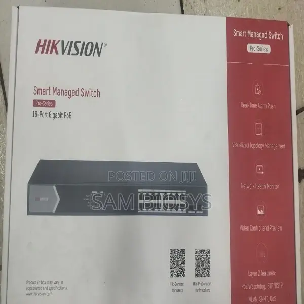 24 Port Gigabit Managed Switch Hikvision