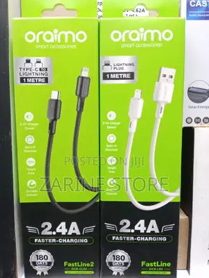 Oraimo Type C Lightening Cable Fast Charging 1metres Long