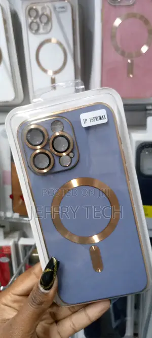 iPhone 15 Pro Max Magsafe Case Built-in Camera Protector Pl