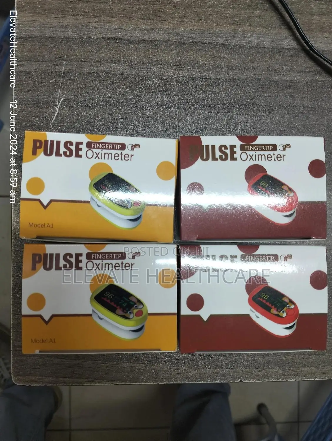 Fingerprint Pulse Oximeter