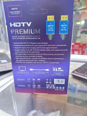 Rubber Coated Black Hdmi Cable 1.5m Gold Plated