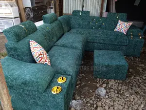 6 Seater Corner Seat Green
