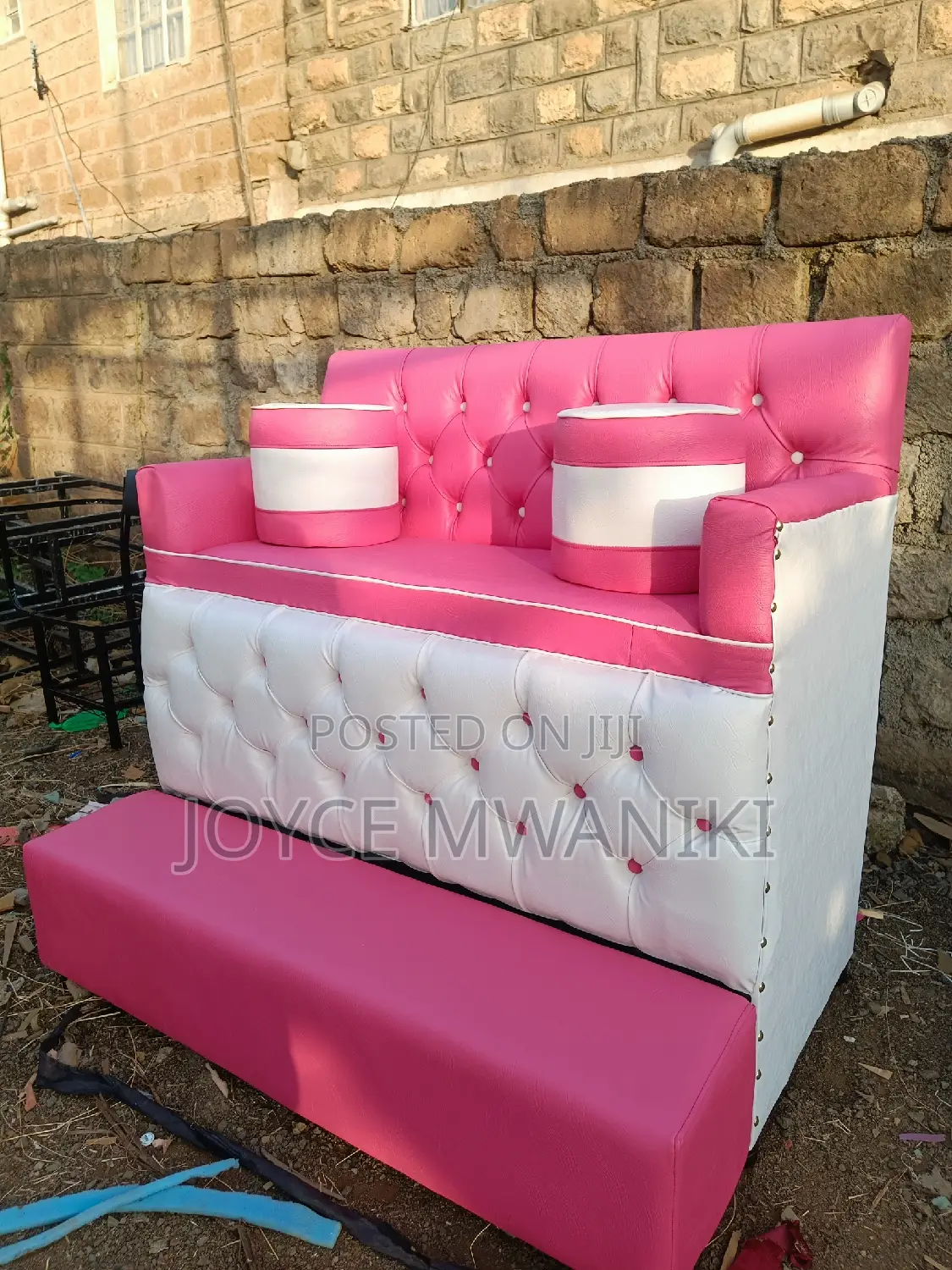 Pedicure Seat, 2 Seater With Armrest.