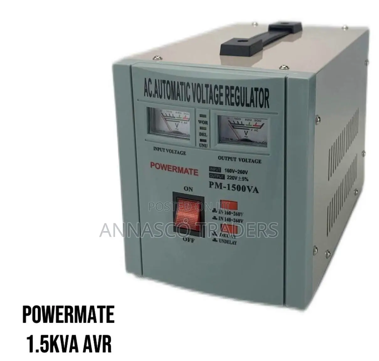 Powerful Powermate Automatic Voltage Regulator 1.5kva
