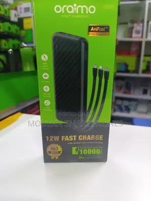 ORAIMO 12W Fast Charge 10000mah With 4 Output