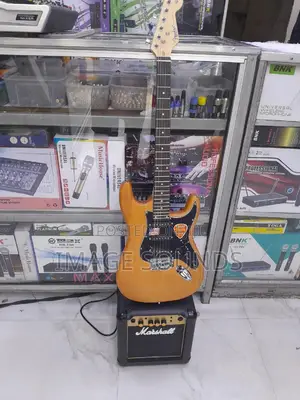 Fender Solo Guitar With Marshall 8inch Combo