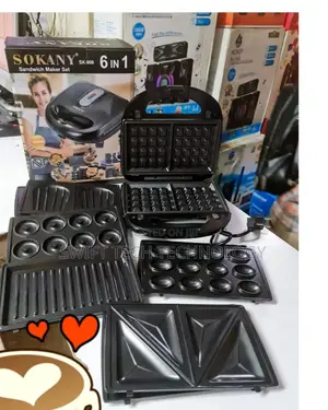 Sandwich Maker 6 in 1 Sandwich Maker Sokany