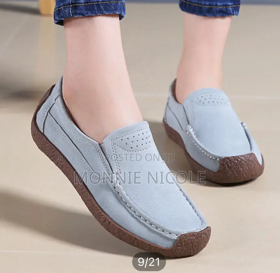 Ladies Suede Loafers