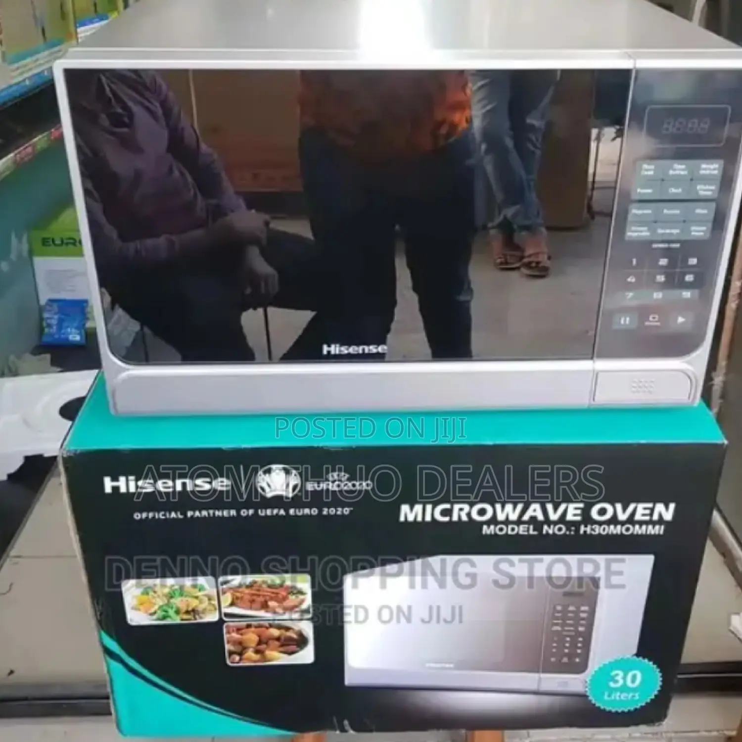 Silver Hisense Digital Microwave 20ltrs