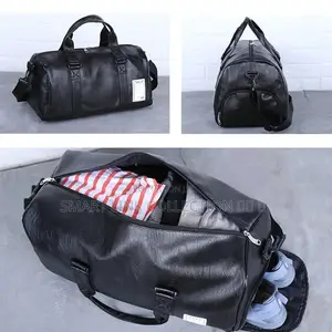 *Leather Duffle Bag*